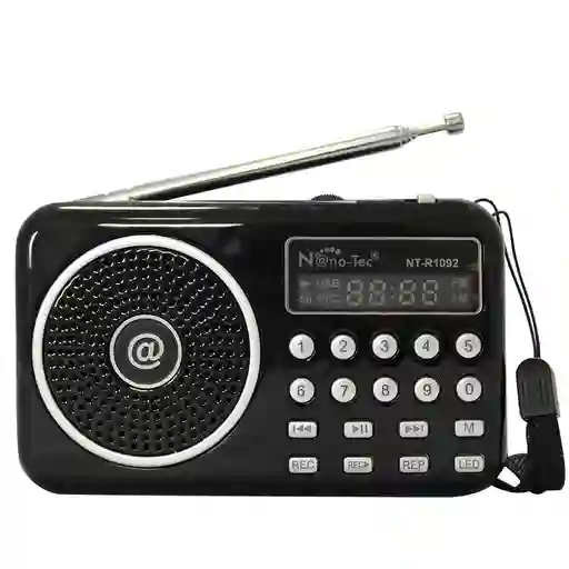 Radio Parlante Digital Portatil Recargable Con Am Y Fm