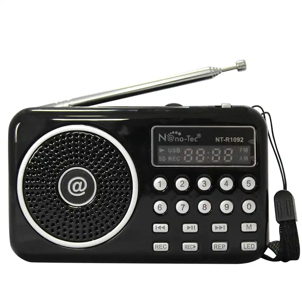 Radio Parlante Digital Portatil Recargable Con Am Y Fm