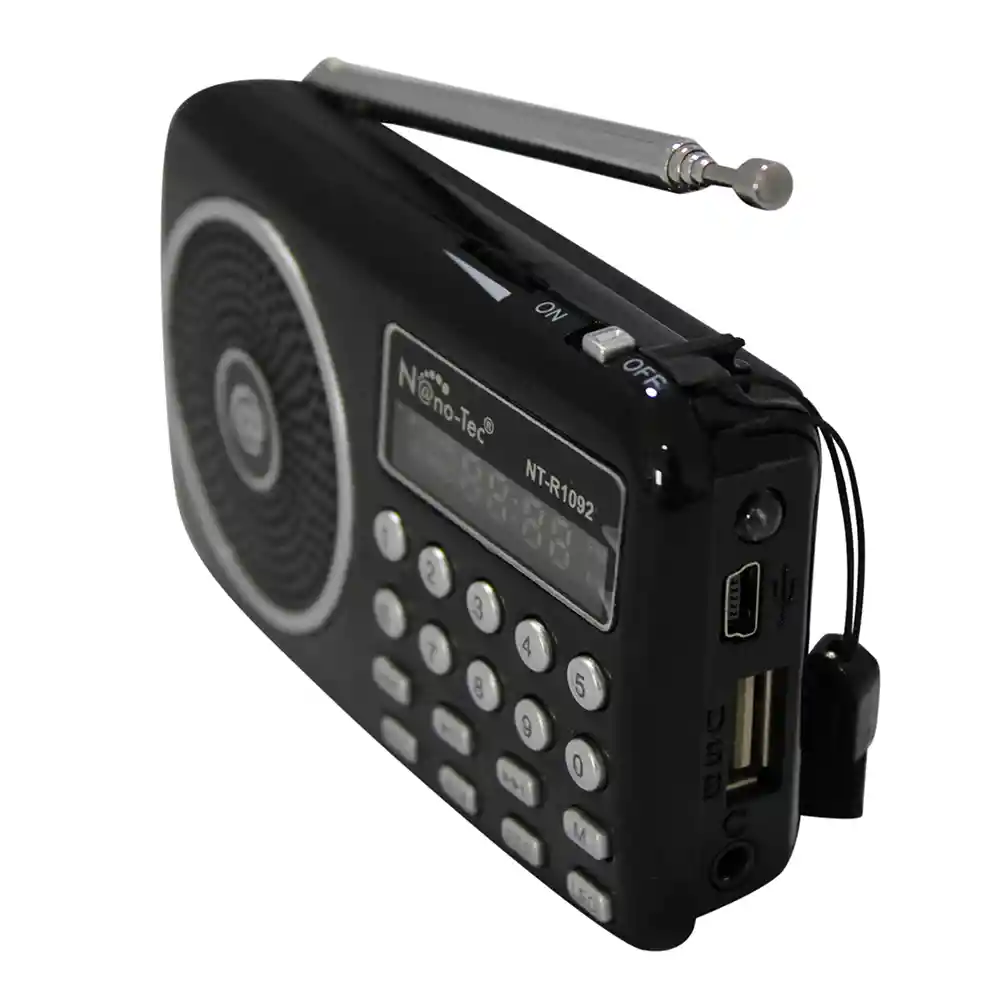 Radio Parlante Digital Portatil Recargable Con Am Y Fm