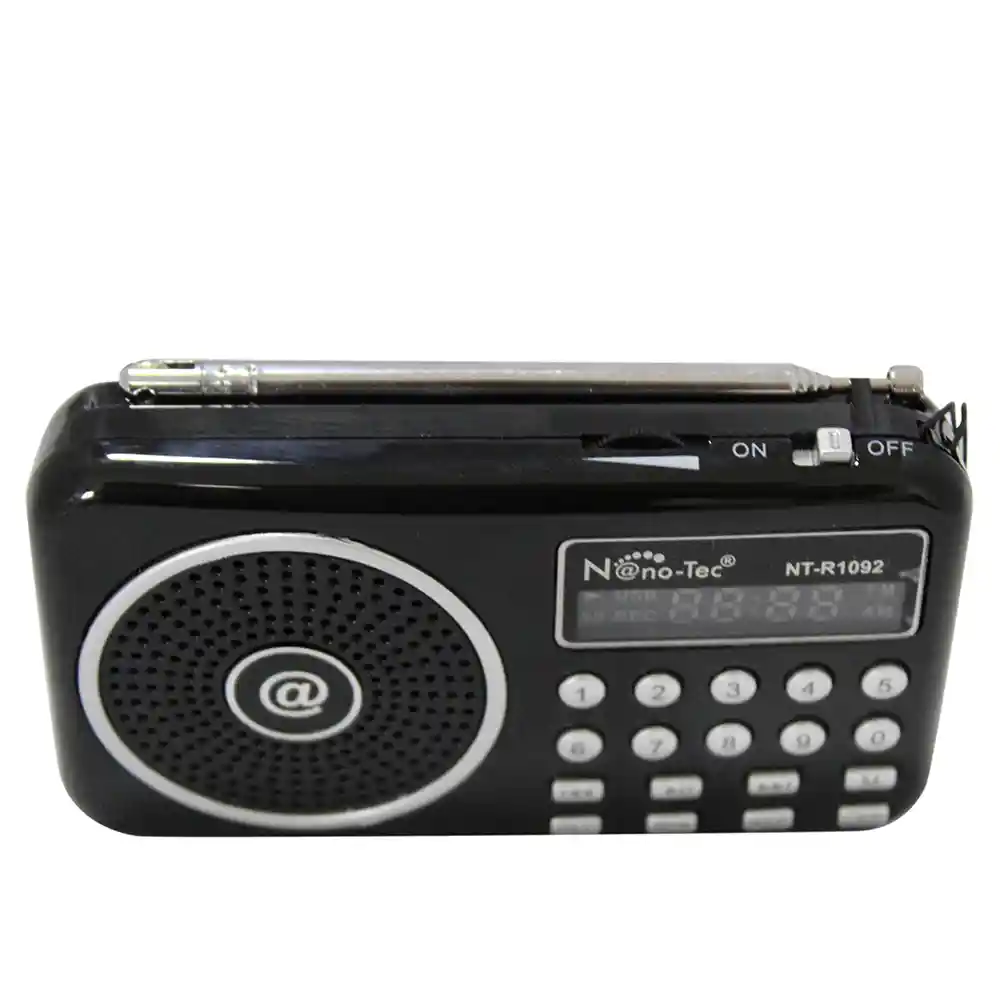 Radio Parlante Digital Portatil Recargable Con Am Y Fm