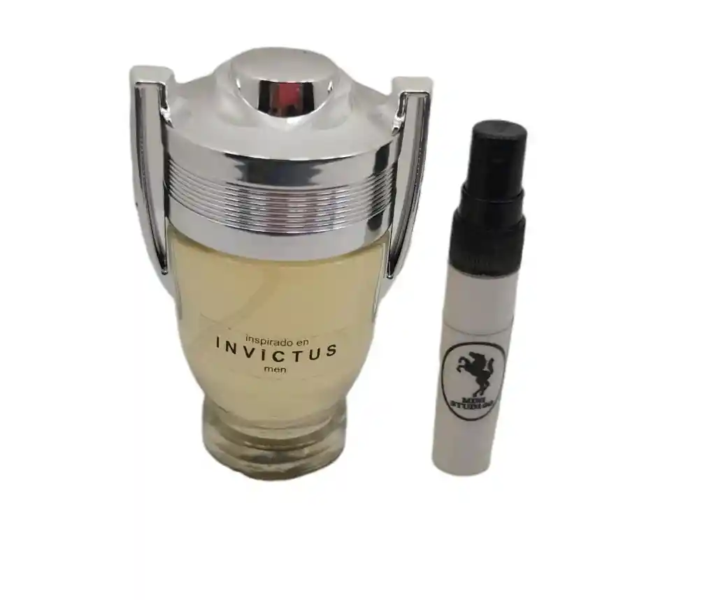 Perfume Locion Invictus Para Hombre + Retardante Sexual Masculino En Spray Rhino Stund