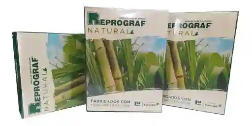 Reprograf Resma De Papel Tamaño Carta X 500 Hojas Caña De Azucar