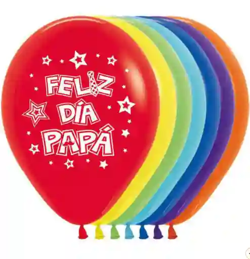 Papa Bombas Globo Biodegradable De Latex Feliz Dia Papa R12