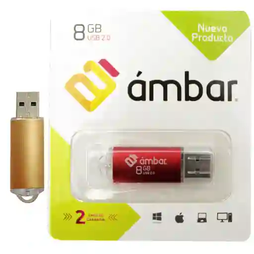 Memoria Usb Flash De 8 Gb Velocidad 2.0