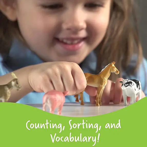 Juguete Niños Animales De La Granja Figuras De Colección
