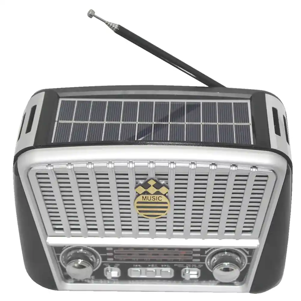 Radio Parlante Am Fm Portatil Recargable Con Bluetooth Y Usb