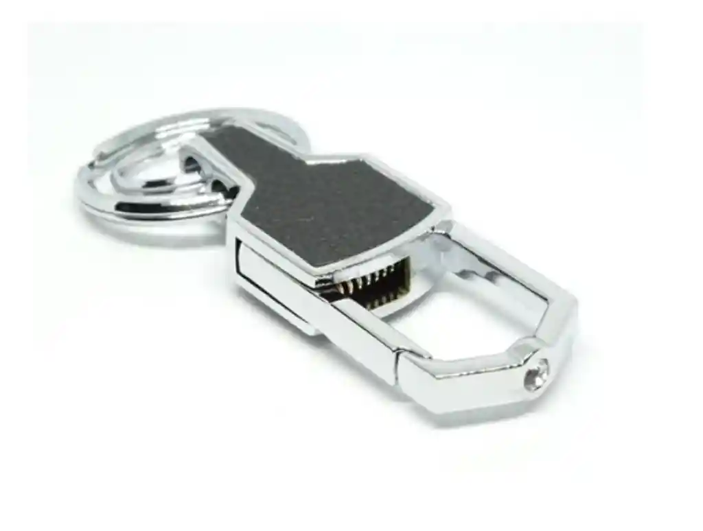 Llavero De Lujo Carro Zamak Y Cuero Emblema Jaguar