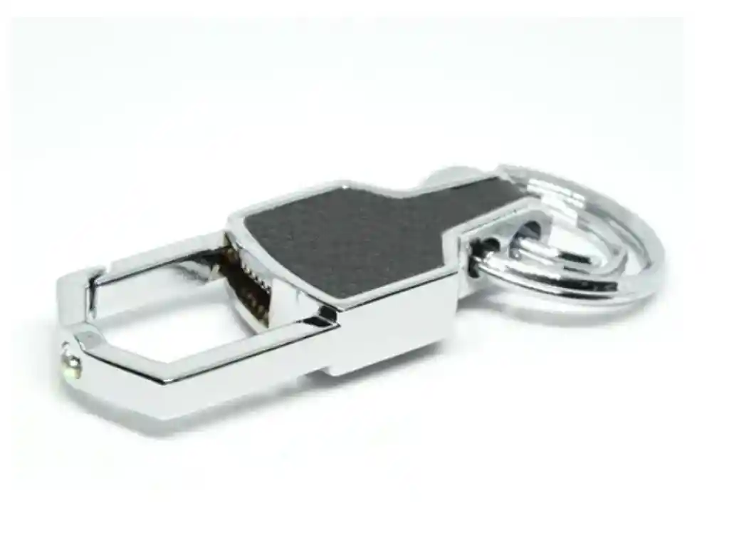 Llavero De Lujo Carro Zamak Y Cuero Emblema Jaguar