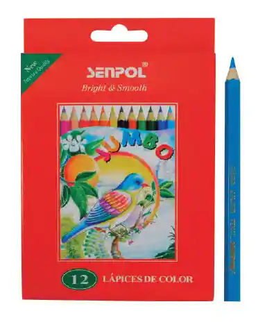 Colores Senpol Jumbo X 12 Und