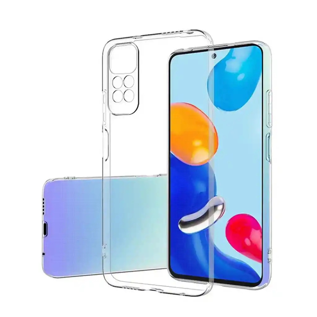 Estuche Rígido De Iphone Xiaomi Redmi Note 11 Pro 5g Transparente Híbrido