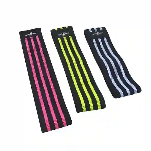 Set De Bandas En Tela Sport Fitness