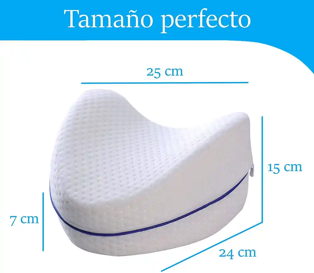 Almohada Ortopédica Entre Piernas Espuma Viscoelástica Cojín