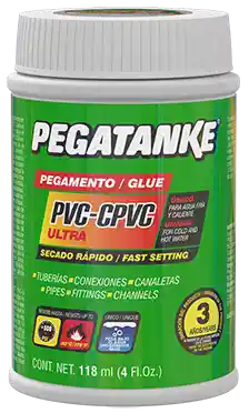 Pegante Pvc Cpvc En Humedo Pegatanke 1/32 Galon