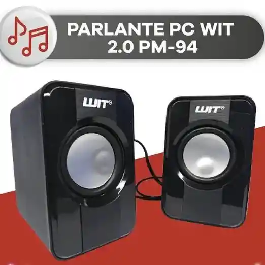 Wit Parlantes Para Pc Plug 3.5 Y Usbpm-94 3Wx2
