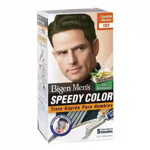 Bigen Mens Speedy Color Tinte Castaño Oscuro N.103 X 40gr