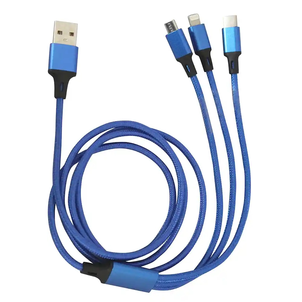 Cable De Carga Rapida Y Datos Para Iphone-tipo C Y V8