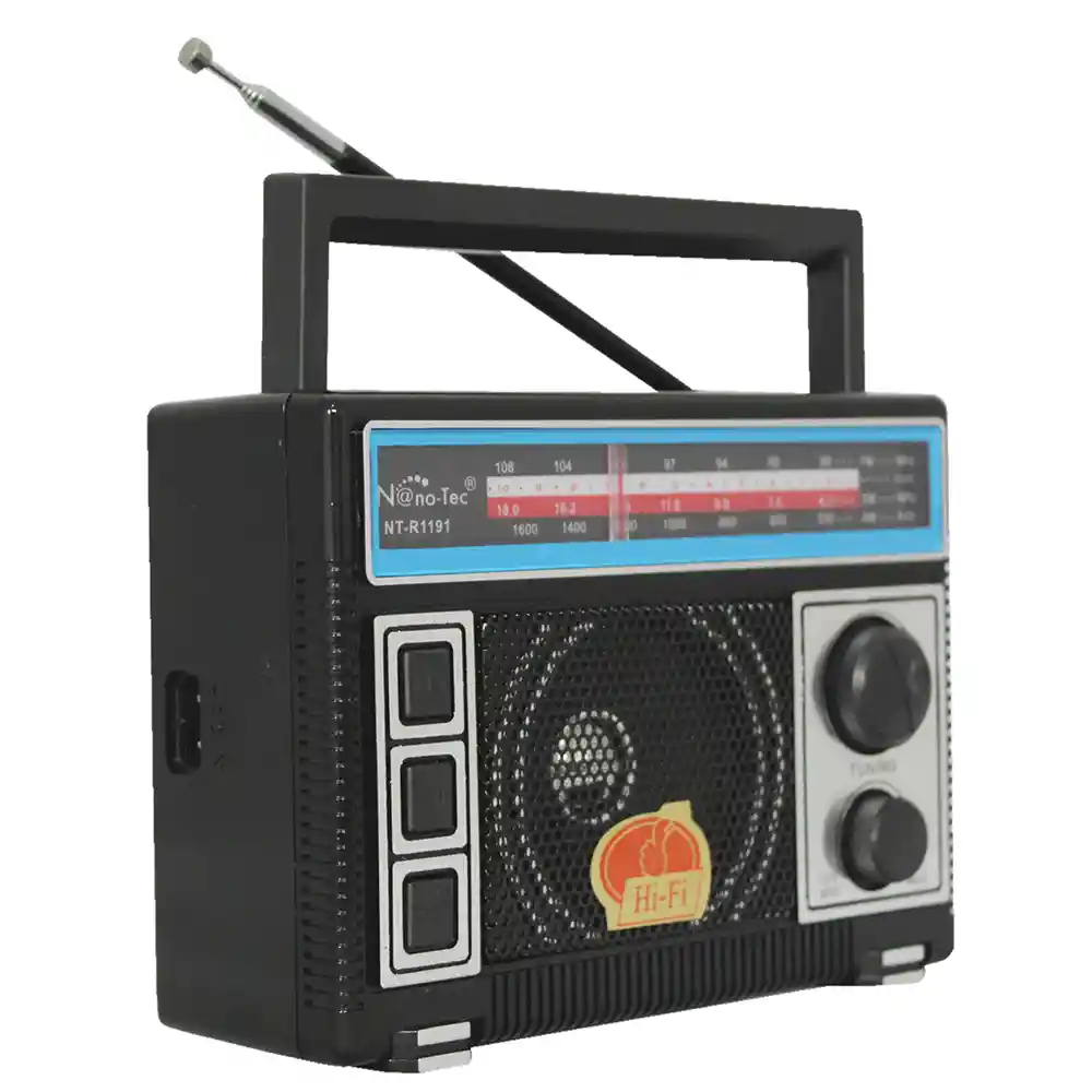 Radio Parlante Bluetooth Recargable Con Am Fm Sw