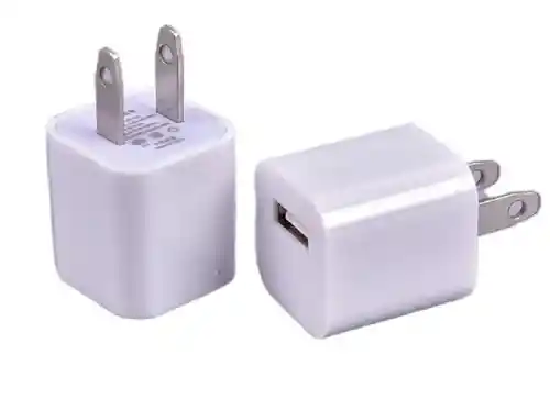 Adaptador Usb 5w Cargador De Pared Para Ipod, Ipad, Iphone