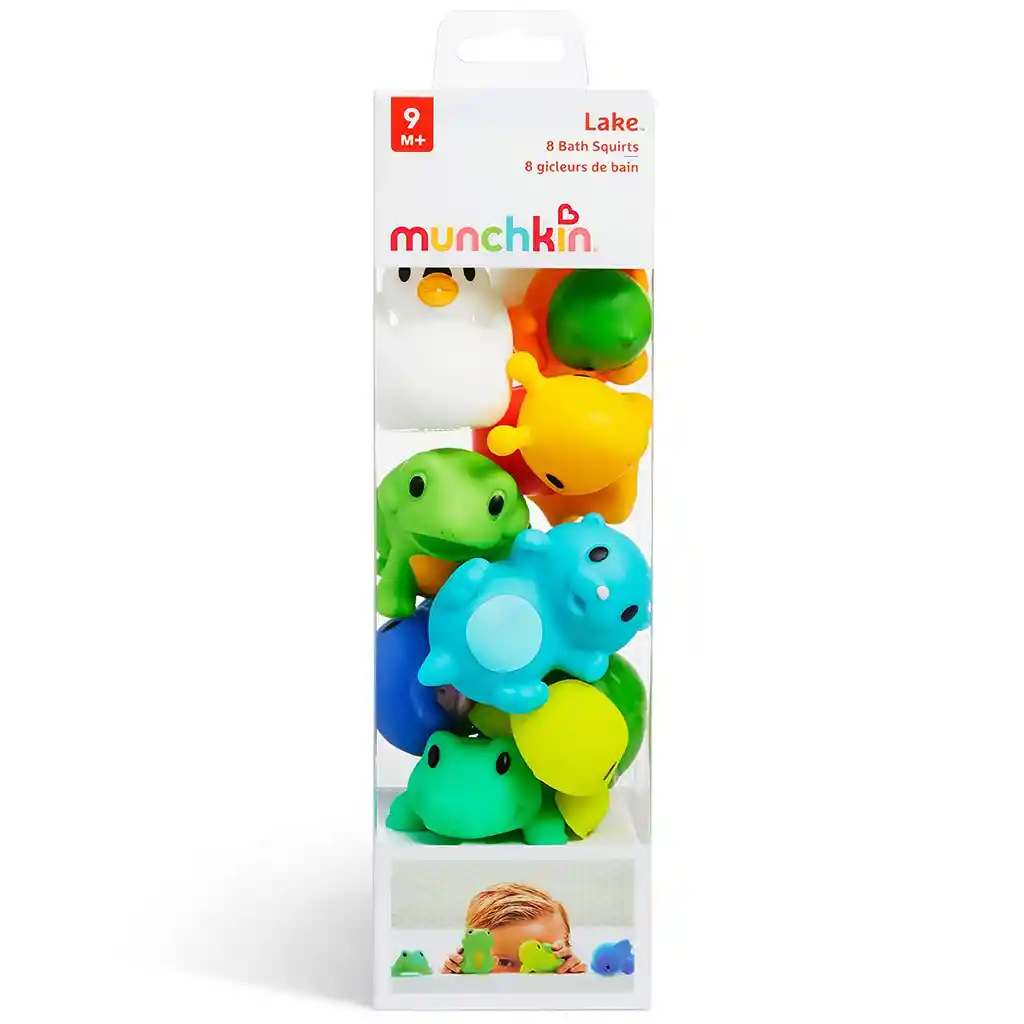 Juguete De Baño Para Bebe Munchkin Amigos 8 Piezas