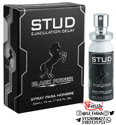 Retardante Stud 15 Ml Spray Black Power