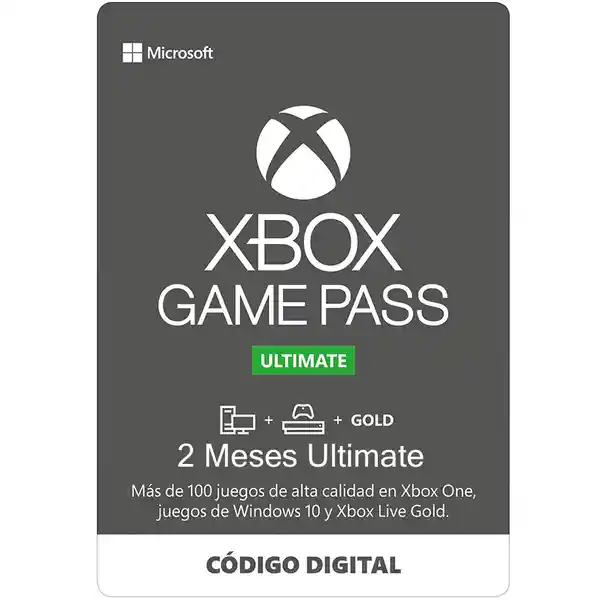 Xbox Game Pass Ultimate 2 Meses Trial