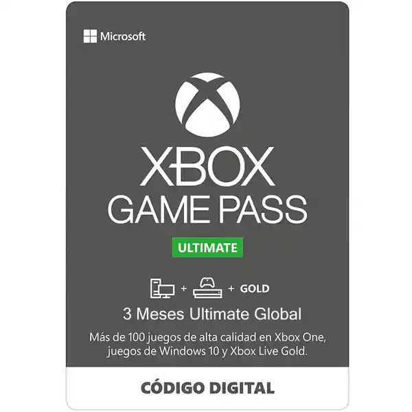 Xbox Game Pass Ultimate 3 Meses Region Global