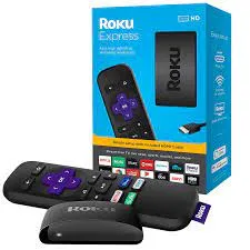 Roku Express Caja Morada - Azul