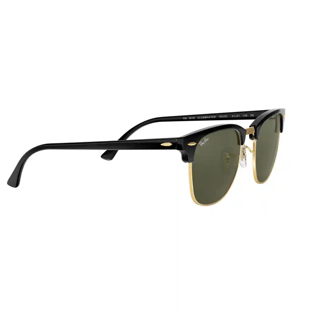  Gafas De Sol Ray-Ban Club Master Rb3016 W0365 Negra Originales 