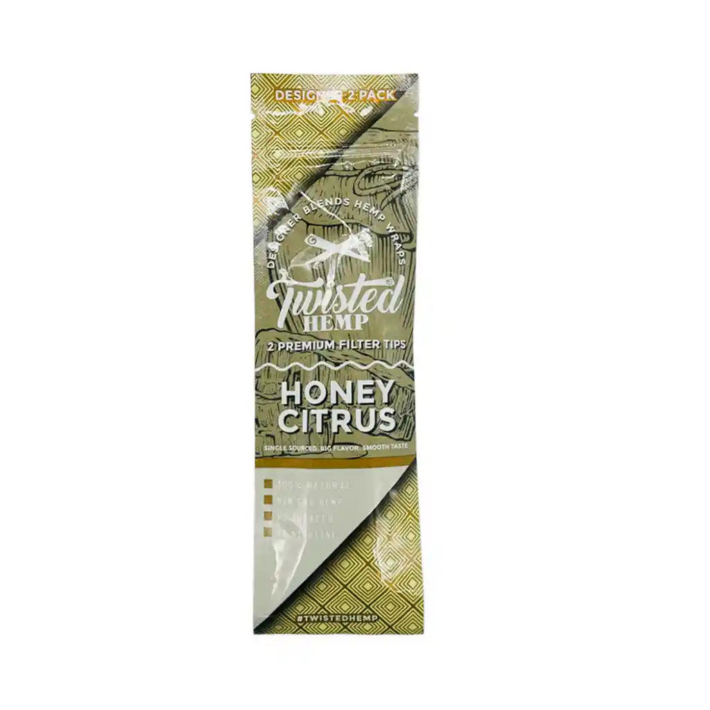 Twisted Hemp Wraps Honey Citrus