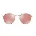  Gafas De Sol Ray-Ban Round Rb3447 112 Z2 Espejo Rosa Originales 