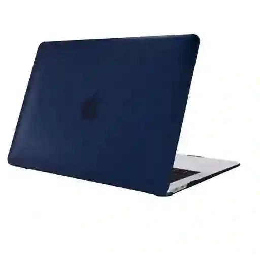 Carcasa Antideslizante Mate Para Macbook Air 13.3 2008 - 2017 - Azul Oscuro