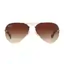  Gafas De Sol Ray-Ban Piloto Aviador Rb3449 001 13 Cafe Degradada Originales 