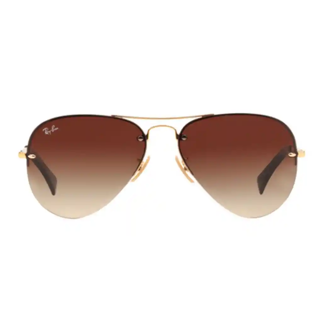  Gafas De Sol Ray-Ban Piloto Aviador Rb3449 001 13 Cafe Degradada Originales 