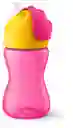 Avent Vaso Pitillotapa Giratoria Nuevo Modelo 10 Oz Rosado