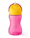 Avent Vaso Pitillotapa Giratoria Nuevo Modelo 10 Oz Rosado