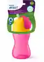 Avent Vaso Pitillotapa Giratoria Nuevo Modelo 10 Oz Rosado