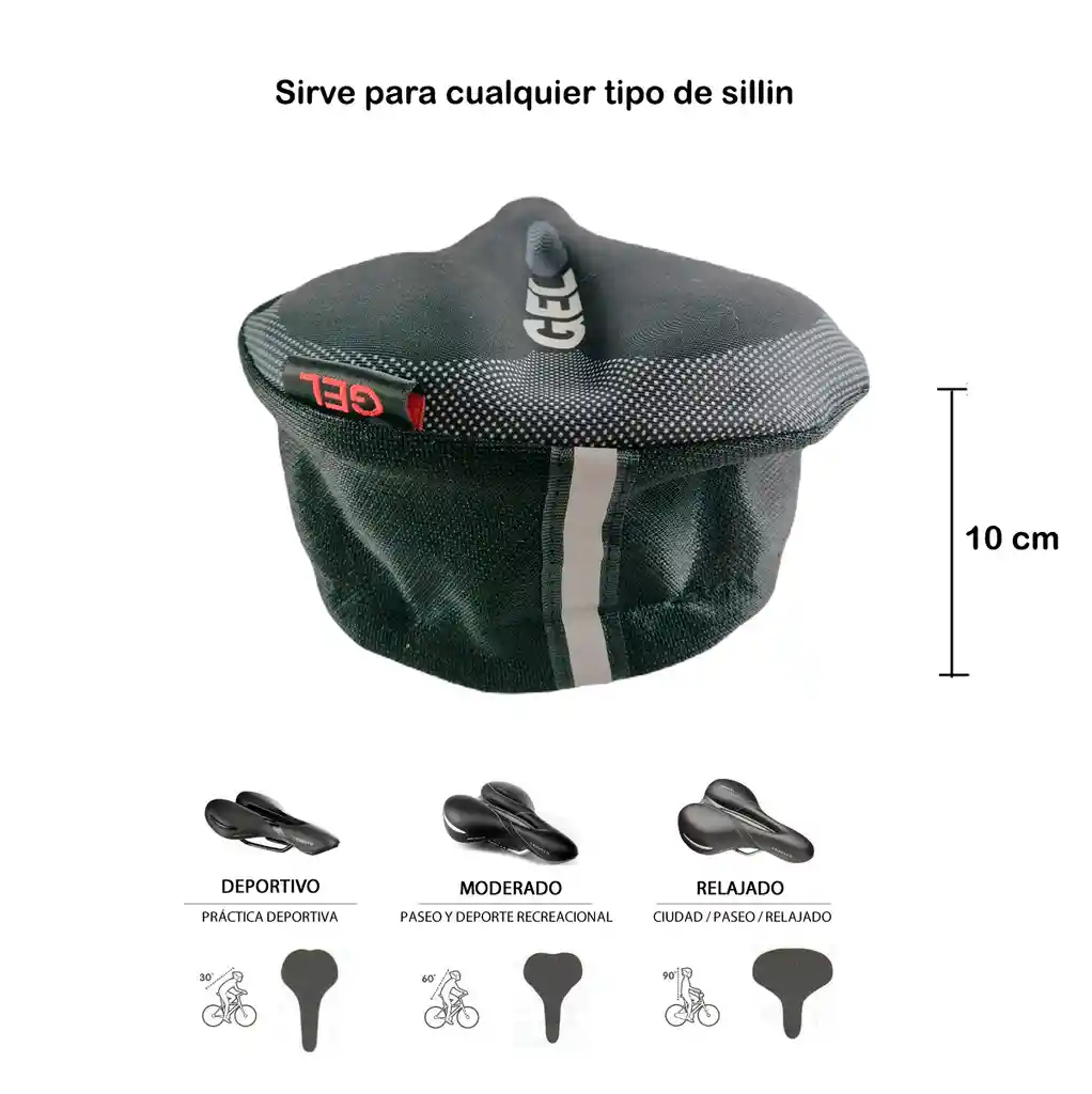 Funda Protectora Para Sillín De Bicicleta Kmtstyle En Gel