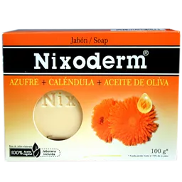 Nixoderm Jabon De Azufre+calenudla+aceite De Oliva