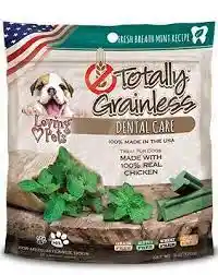 Totally Grainless Snack Para Perros Dental Pollo Y Menta M/l X 170g