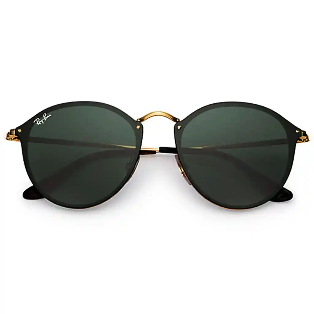  Gafas De Sol Ray-Ban Round Blaze Rb3574N 001 71 Verde Originales 