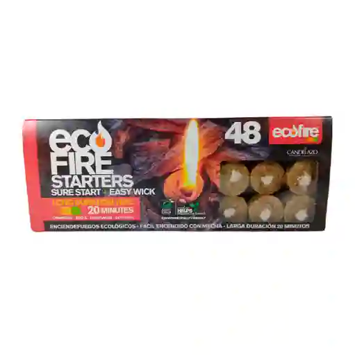 Iniciadores De Fuego Ecológicos Eco Fire X48 Unidades