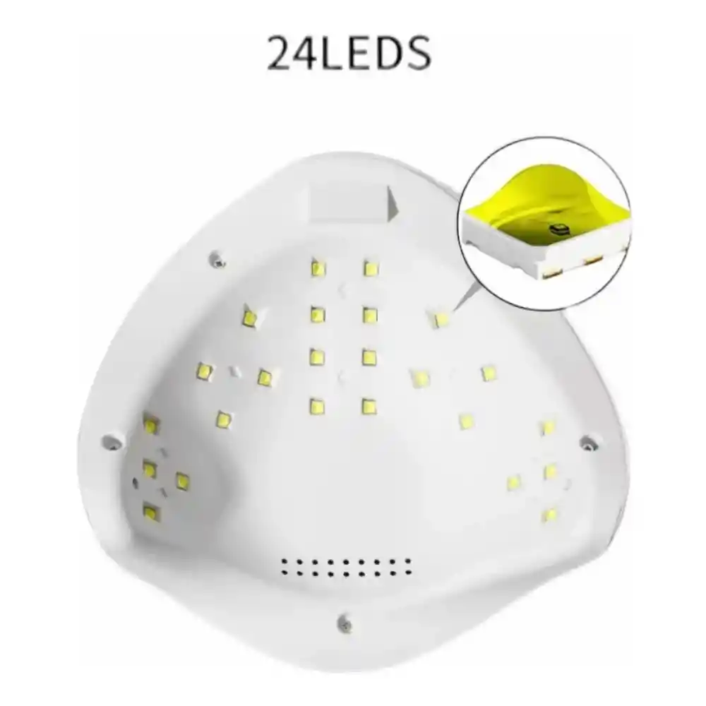 Lampara Para Uñas Led Uv De 48 Watt