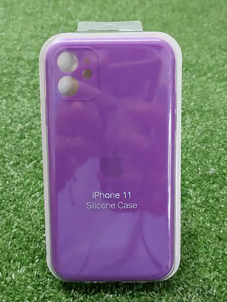 Iphone 11 | Forro Protector| Silicone Case | Violeta | Iphone | Carcasa | Funda | Anti Humedad