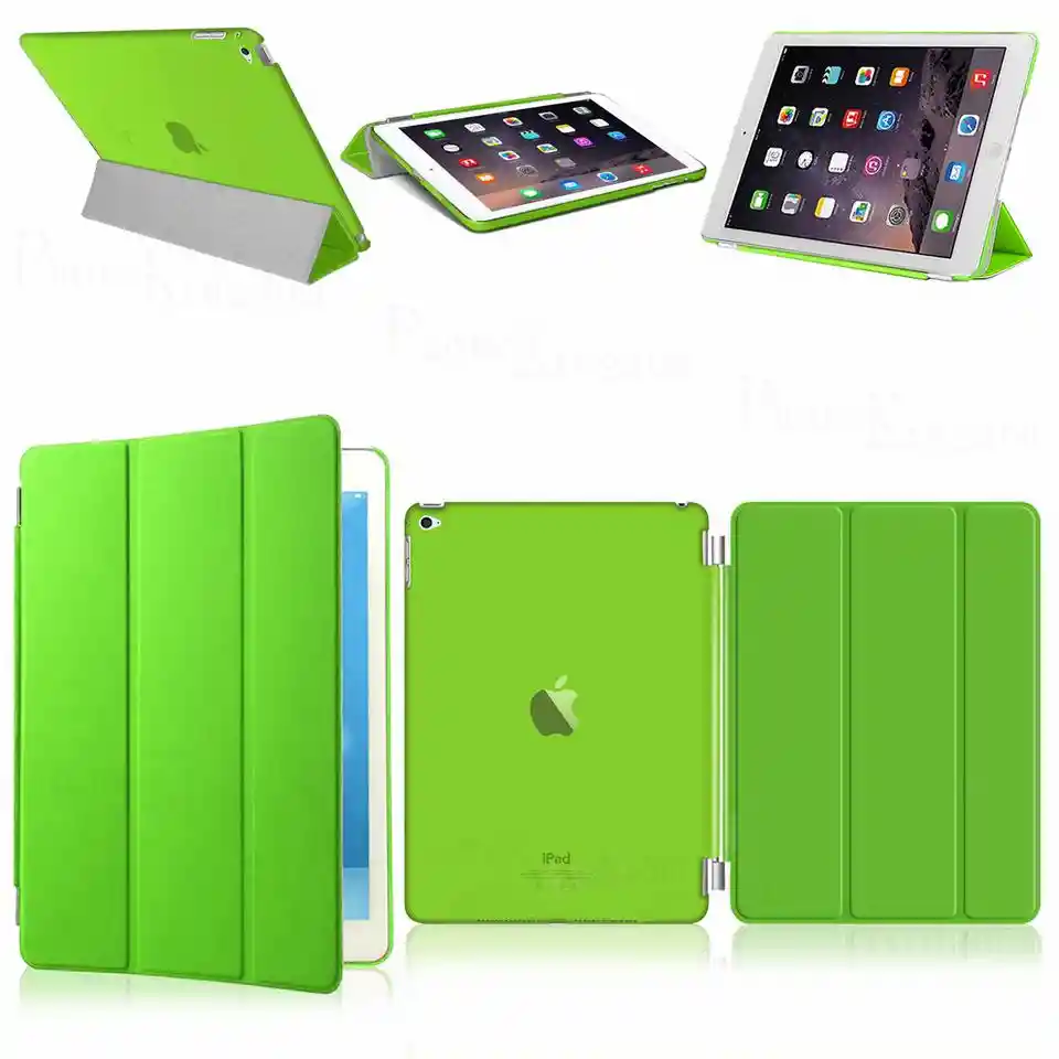 Estuche Protector Para Ipad Mini 1, 2, 3 Tipo Smart Case - Verde Manzana