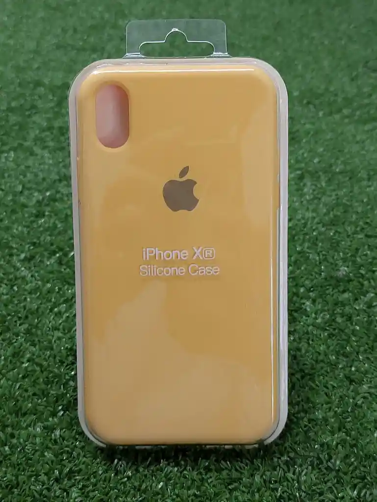 Iphone Xr | Forro Protector| Silicone Case | Amarillo | Iphone | Carcasa | Funda | Anti Humedad