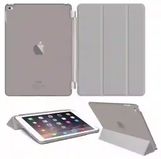 Estuche Protector Para Ipad Mini 1, 2, 3 Tipo Smart Case - Gris