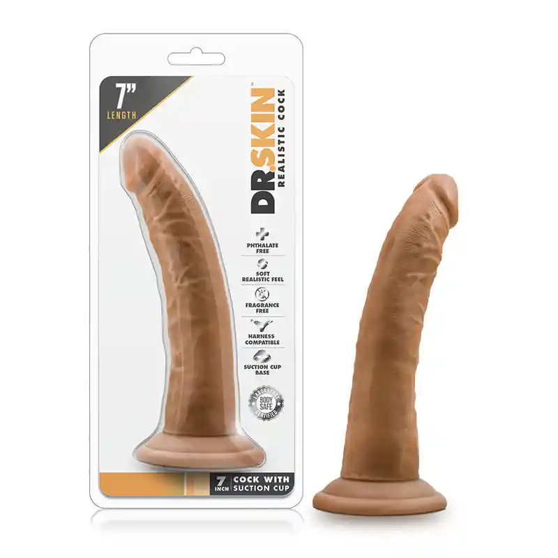 Dildo Realista Dr Skin Moca 7