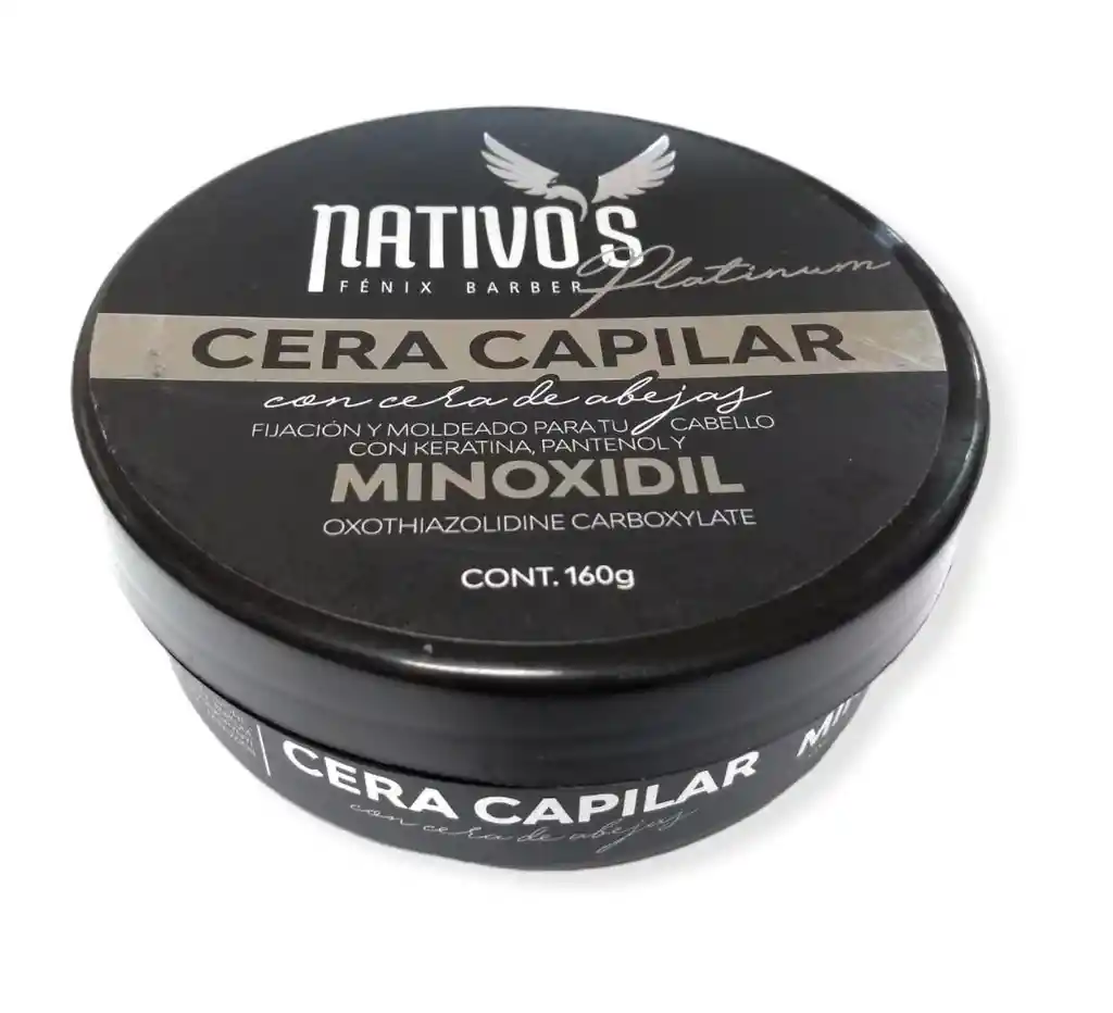 Cera Capilar Platinum Con Cera De Abejas Nativos X 160g