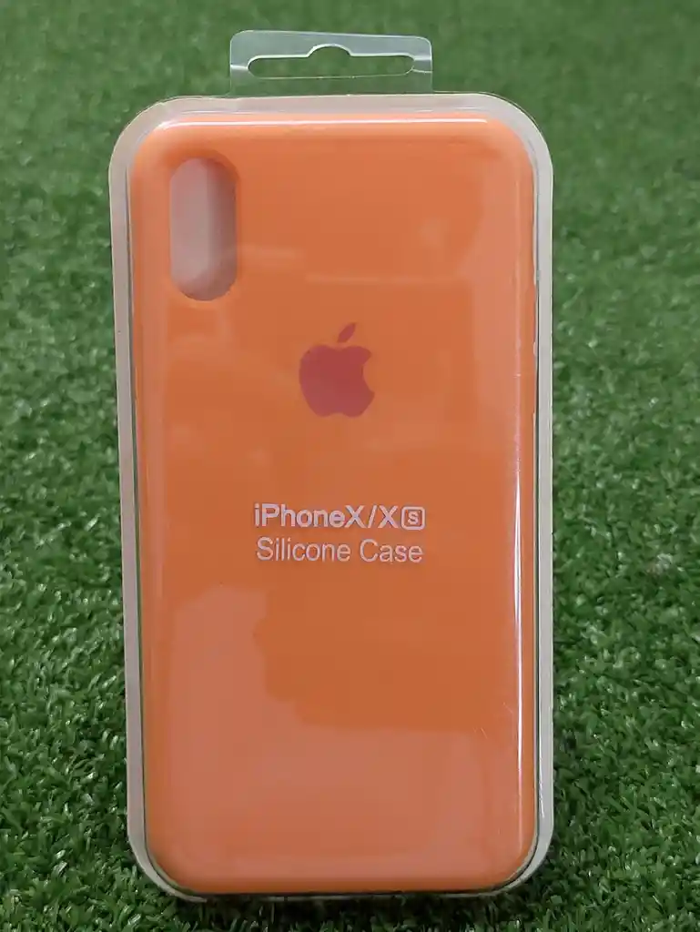 Iphone X | Forro Protector| Silicone Case | Naranja | Iphone | Carcasa | Funda | Anti Humedad