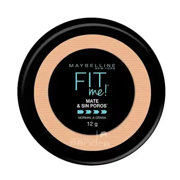 Maybelline Polvo Fit Me Sun Beige Piel Grasa N.310 X 12gr